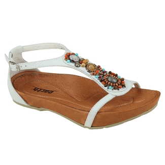 Earth Shop - Womens Sandals - Enchanting - White