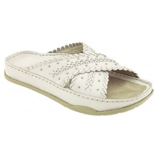 Earth Shop - Womens Sandals - Viva - White